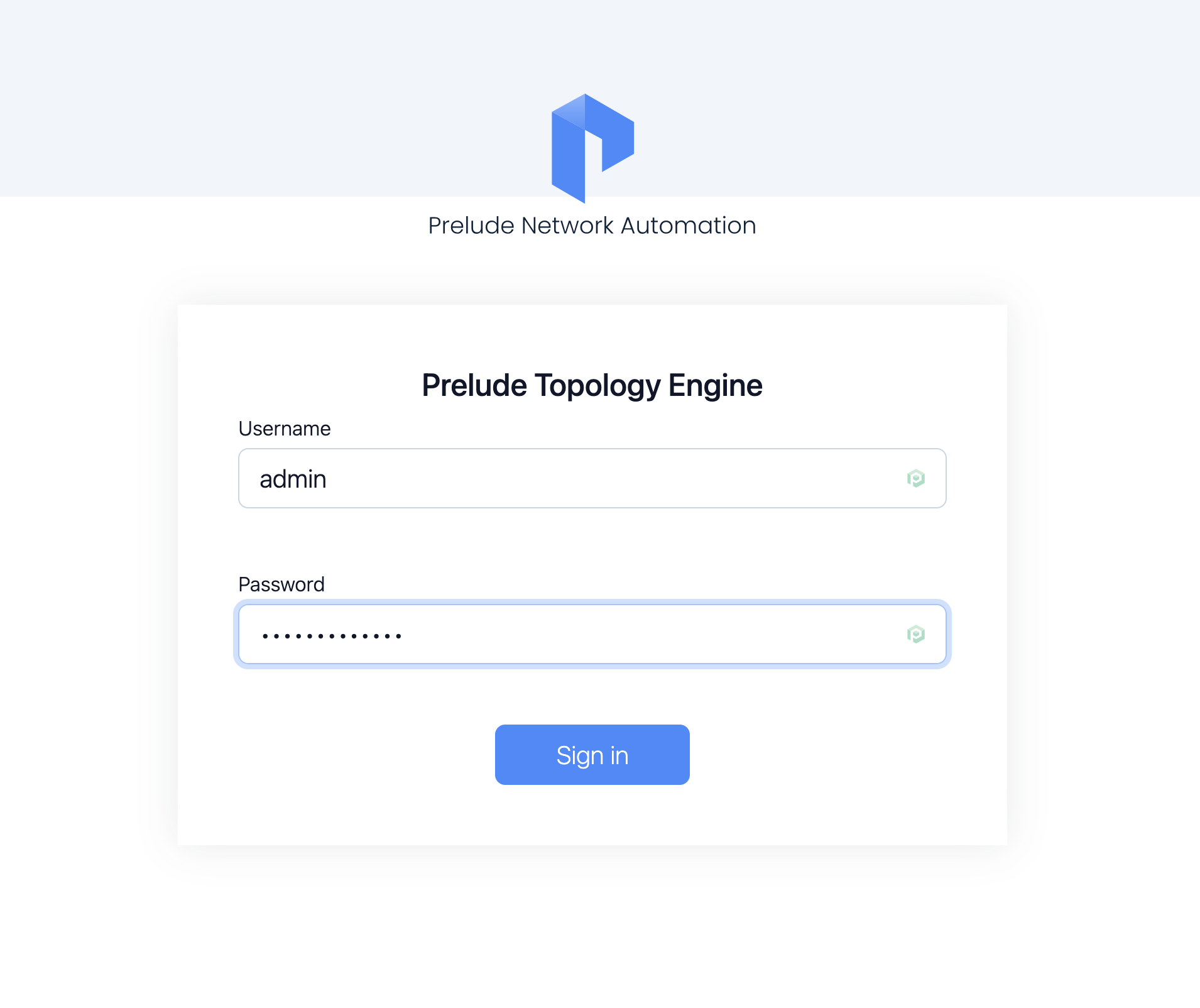 Forced password-change screen
